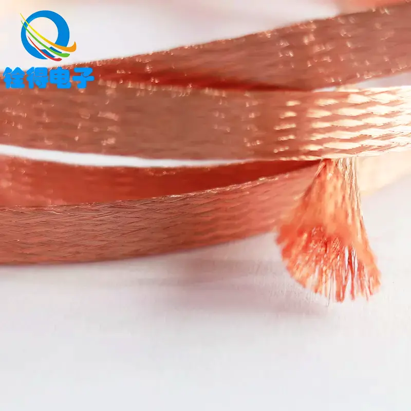 Tubo de malha de arame de cobre trançado flexível